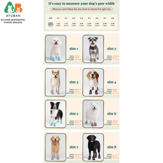 Leichte Outdoor-Hundeschuhe für jedes Abenteuer