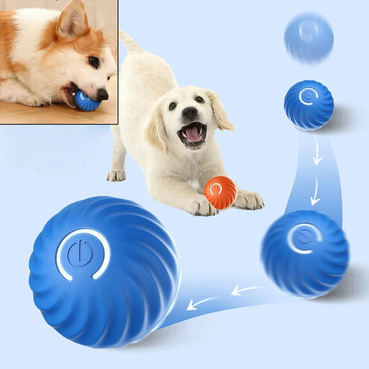 Smart Dog Toys Ball Electronic Interactive Pet Toy Moving Ball USB Automatic Moving Bouncing for Puppy Birthday gift Cat Product